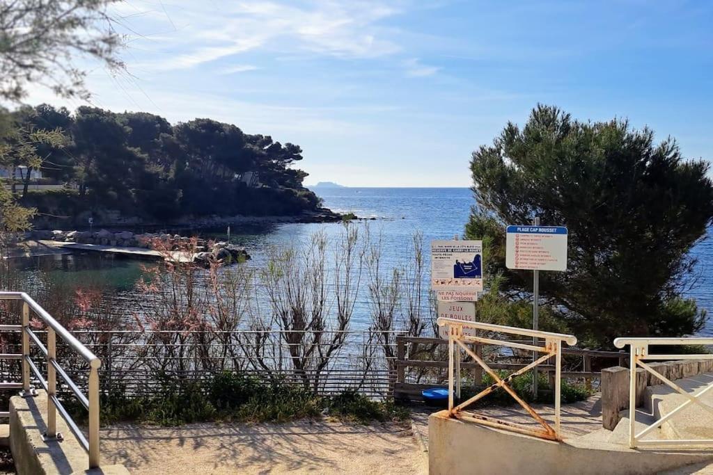 Magnifique T2 - Les Pieds Dans L'Eau Piscine/Plage Carry-le-Rouet Extérieur photo